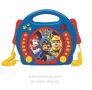 Детски CD плейър Lexibook Paw Patrol, детско караоке с 2 микрофона,, снимка 1 - Музикални играчки - 45399474