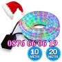 Многоцветен светещ коледен маркуч 10 м + контролер, снимка 2