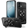 Магнитен Калъф за Oppo A6 Pro 5G / 4G с Въртяща се Стойка - TPU+PC, Военна защита, 6 цвята, снимка 1