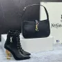 Дамски боти на ток Yves Saint Laurent Код D799, снимка 10