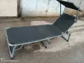 шезлонг, сгъваемо алуминиево легло, туристическо легло , снимка 1