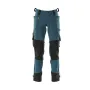 Mascot Advanced 17079 Pants With Kneepad Pockets Dark Petroleum 52 (L) мъжки работен панталон, снимка 1