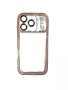 Калъф силикон Clear Camera Protect / Розов-прозрачен / за iPhone 16 6.1 Баркод : 3132425, снимка 1