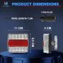 LED стопове за ремаркета и колесари, 12 V, пет функции, с магнит, снимка 15
