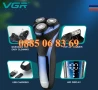 Безжична самобръсначка VGR 306, електрическа самобръсначка с 3 глави, водоустойчива, снимка 2