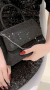Вечерна чантичка с текстилно златно или черно покритие за ръка или рамо 23 лв , снимка 8