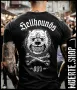 Черна тениска с щампа HELLHOUNDS 666, снимка 1