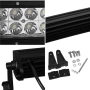 Извит LED бар 107 см - 240W, 80 LED, 12V/24V за джип, ATV и камион, снимка 10