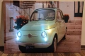 Светеща картина с LED осветление - Fiat 500, снимка 2