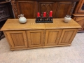 Луксозен комод, скрин, бюфет, шкаф дъб, снимка 2