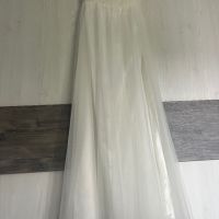 Дълга Бяла официална рокля размер S, снимка 3 - Рокли - 45928542