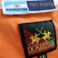 La Martina Argentina Polo Club  - уникална мъжка тениска   с яка  размер L , снимка 14 - Тениски - 45269842