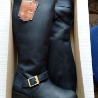 BUFFALO - нови черни кафяви каубойски байкърски кожени ботуши разни номера, снимка 18 - Дамски ботуши - 35017496