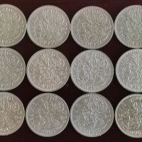 Монети Великобритания 1956-1967, снимка 5 - Нумизматика и бонистика - 45333878