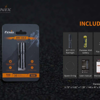 Фенер Fenix E01 V2.0 LED - черен, снимка 12 - Къмпинг осветление - 45006522
