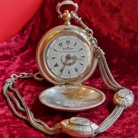 Старинен Османски джобен часовник с кюстек, снимка 10 - Антикварни и старинни предмети - 45135586