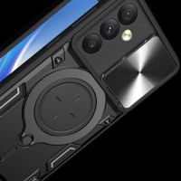 Нов Черен Калъф кейс гръб BonYonka за телефон Samsung A54 5G с Въртяща Стойка Защита Самсунг, снимка 5 - Калъфи, кейсове - 45469057