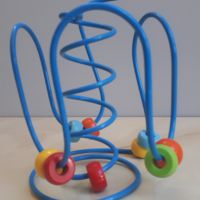 Метална играчка с пръстени за малки деца, снимка 3 - Образователни игри - 45761121
