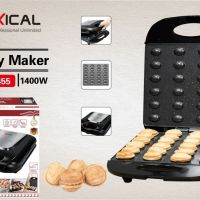 Уред за сладки орехчета Lexical LNM-2455,1400W,незалепващи плочи, снимка 2 - Гофретници - 45514212