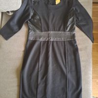 Дамска черна елегантна рокля, снимка 4 - Рокли - 45837518