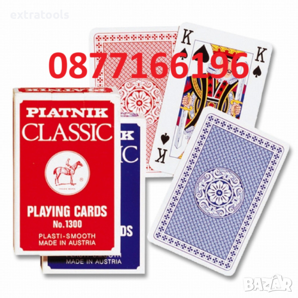 Карти за игра Piatnik Nо.1300 Classic - 55 броя полупластик, снимка 1