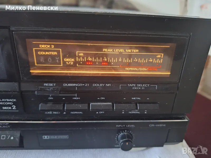 FISHER  CR- W 913 STEREO DOUBLE  CASSETTE DECK MADE IN JAPAN , снимка 1