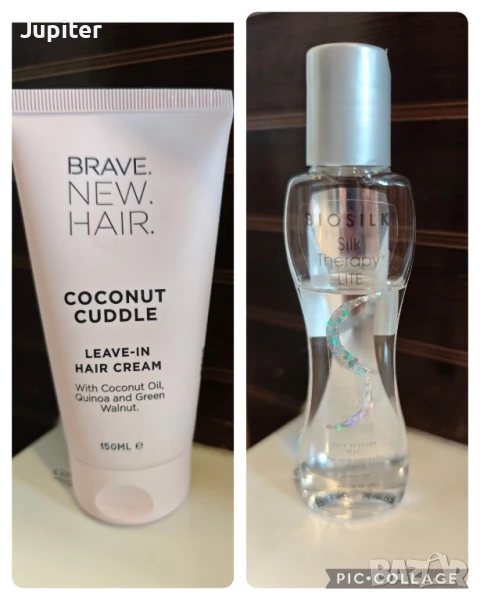 Biosilk Lite коприна за фина коса, Brave New Hair хидратиращ крем, снимка 1
