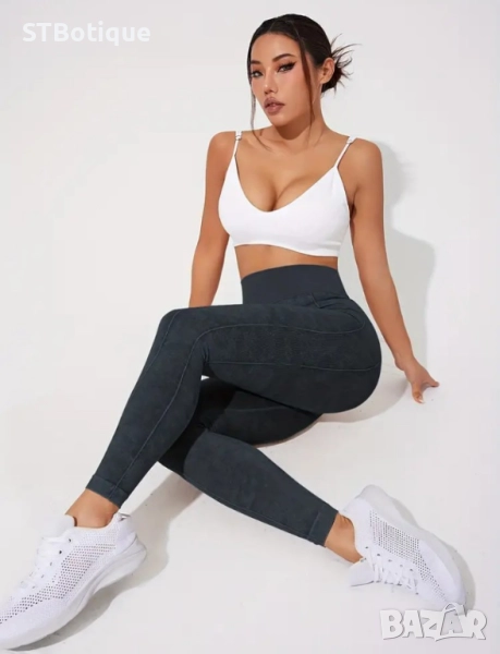 🖤 Дамски Високи Йога Панталони с Антиплъзгащо Покритие – STBoutique 🖤, снимка 1
