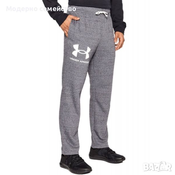 Спотрно долнище under armour rival terry pants grey, снимка 1