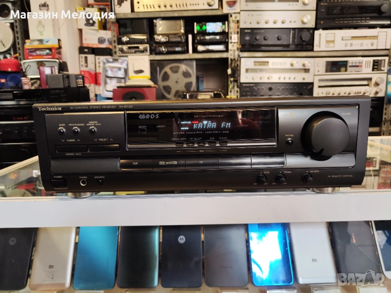 Ресийвър Technics SA-EX120 Две по 80 вата. В отлично техническо и визуално състояние., снимка 1