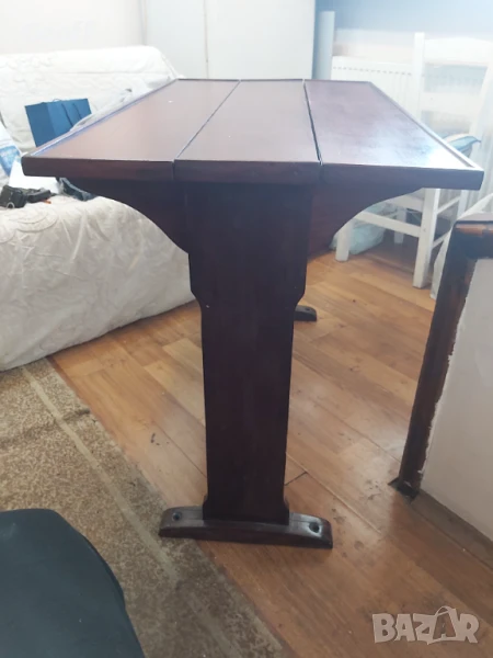 Vintage Folding Ship's Cabin Table, снимка 1