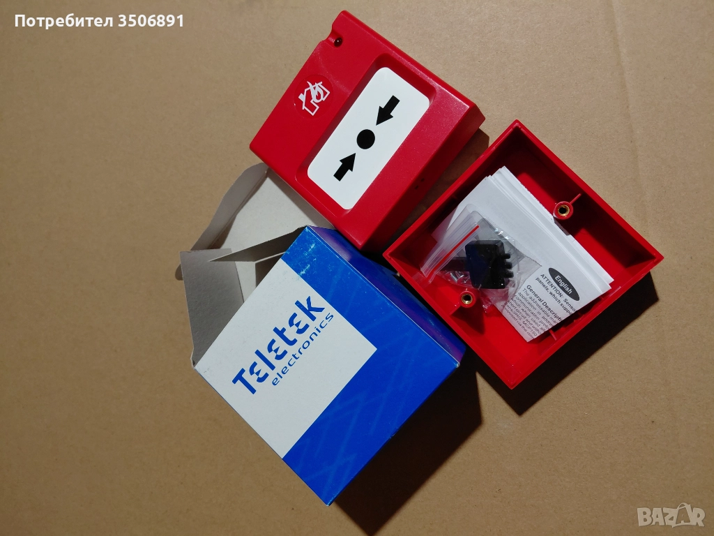 Адресируем пожарен бутон SensoIRIS MCP150, снимка 1