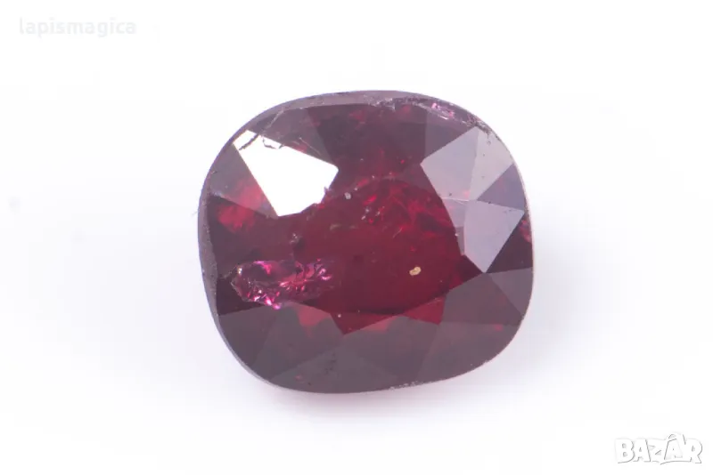 Рубин 0.63ct нетретиран cushion шлифовка, снимка 1