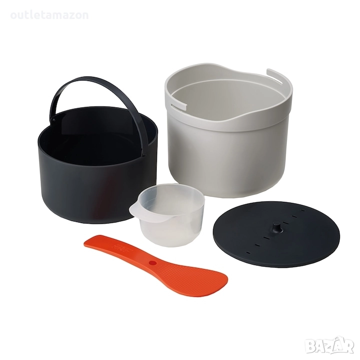 Комплект за приготвяне на ориз в микровълнова фурна Joseph Joseph, снимка 1