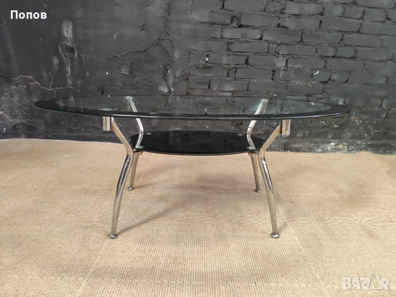 Стъклена маса за кафе, снимка 1