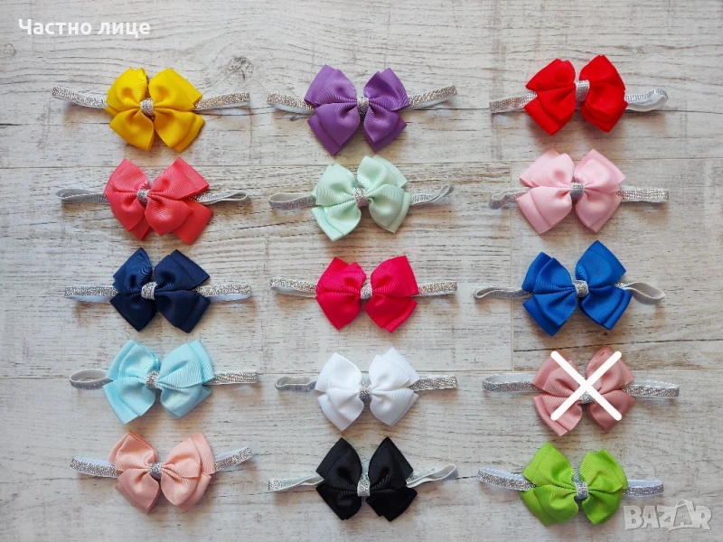 Бебешки и детски ленти за коса , снимка 1