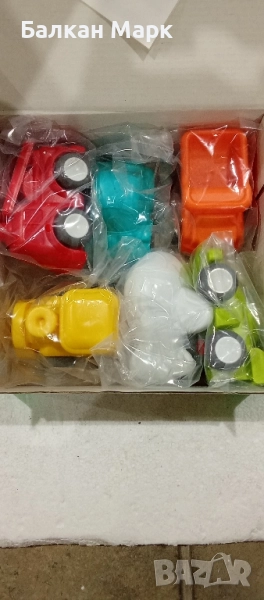 Комплект  – камион, кола, състезателна кола, пожарна, самолет, влак, снимка 1