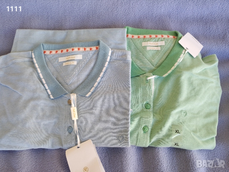 Две нови тениски с яка р-р XL., снимка 1