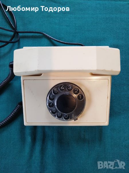 Стар телефон със шайба , снимка 1