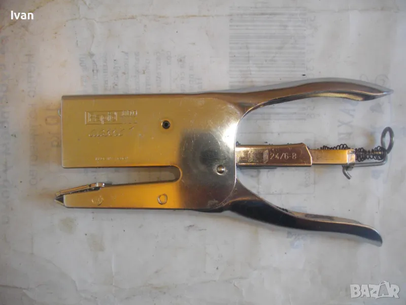 НОВ RAPID Classic C1 Made in SWEDEN Оригинален Шведски Ръчен Такер РАПИД за скоби кламери телчета, снимка 1