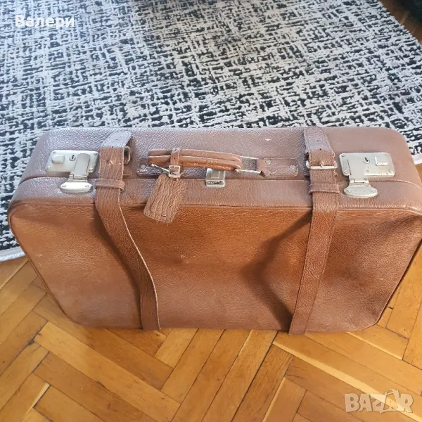 Куфар Кожен Антика Топ , снимка 1