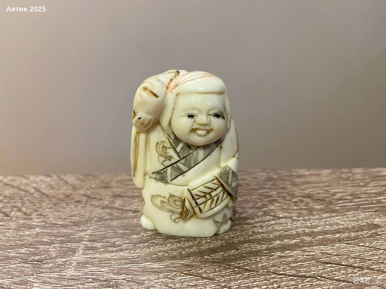 Нецке Япония оригинал Кост., снимка 1