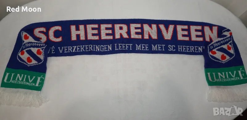 Оригинален Мъжки Футболен Шал На Футболен Клуб SC Heerenveen, снимка 1