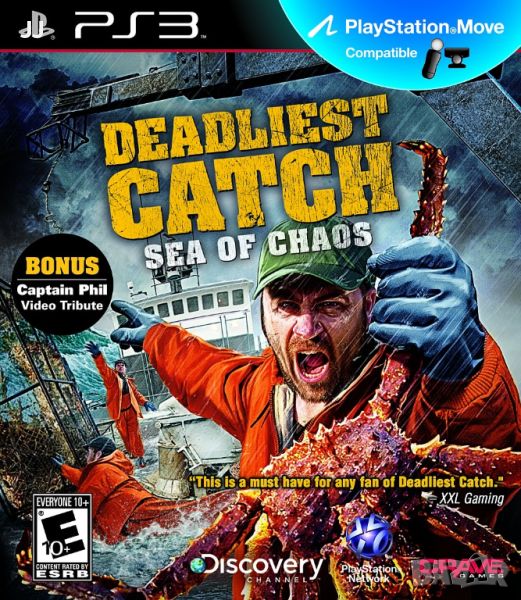 Deadliest Catch Sea of Chaos 20лв.(само диск) Смъртоносен Улов игра за Playstation 3 PS3, снимка 1