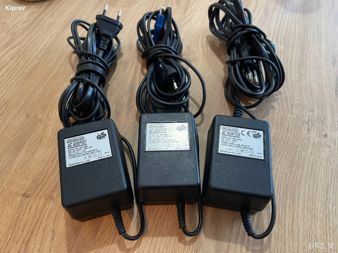 🔌 Оригинални Nintendo NES-002EU захранващи адаптери – 3 бр. налични, снимка 1