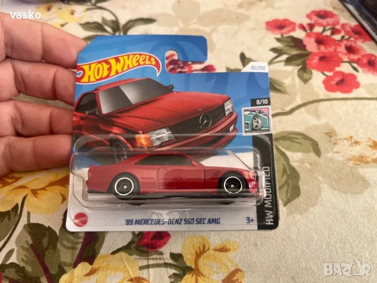 Hotwheels Mercedes 560 SEC AMG, снимка 1