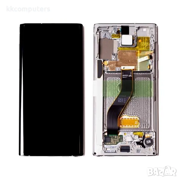 LCD Дисплей за Samsung SM-N970F Note 10 / GH96-12727B / Тъч скрийн / Бял / Баркод : 116459, снимка 1