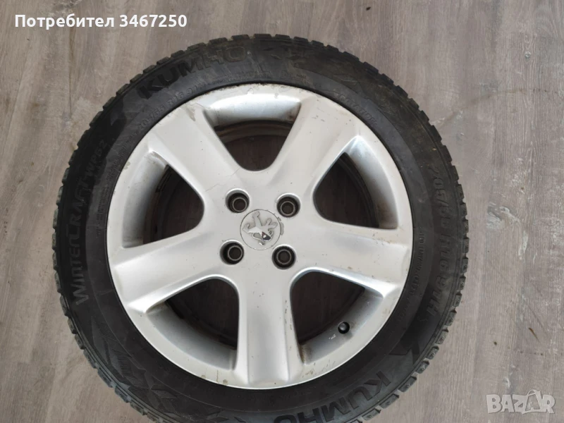 Гума с джанта 205/55 R16 \KUMHO  4x108, снимка 1