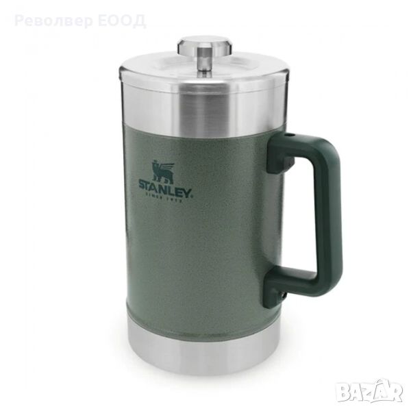 Френска преса Stanley Stay-Hot - 1,4 л, в цвят Hammertone Green, снимка 1