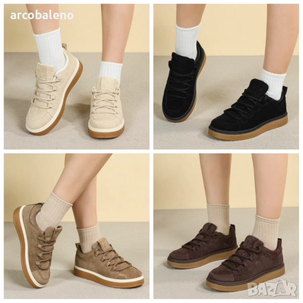 Дамски ниски маратонки, 4цвята , снимка 1